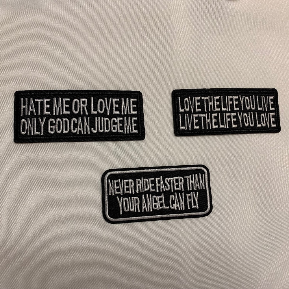 NEW! Set of 3 Hilarious Stick on Patches!  Set #2